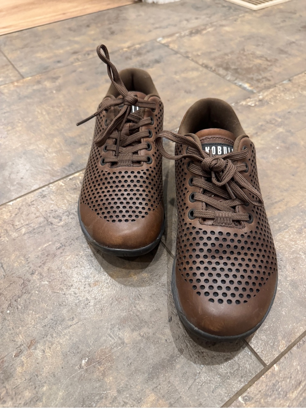 NOBULL Brown Perforated Trainer Women’s size 7.5